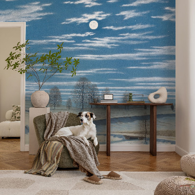 Fotomurale 3D Paesaggio invernale