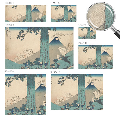 Carta da parati cameretta panorama montano