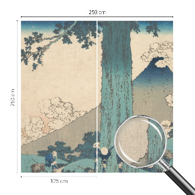 Carta da parati cameretta panorama montano