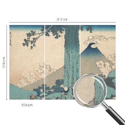 Carta da parati cameretta panorama montano