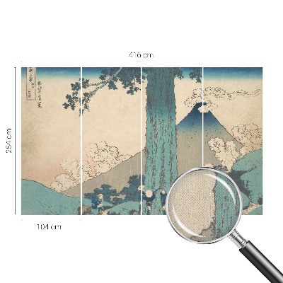 Carta da parati cameretta panorama montano