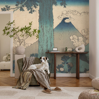 Carta da parati cameretta panorama montano