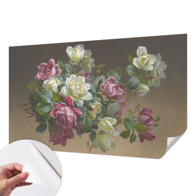 Carta da parati per cameretta Eleganza floreale