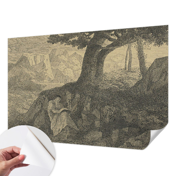 Fotomurale per bambini Leggere il personaggio