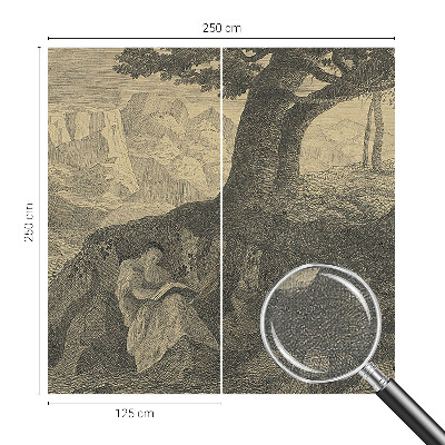 Fotomurale per bambini Leggere il personaggio