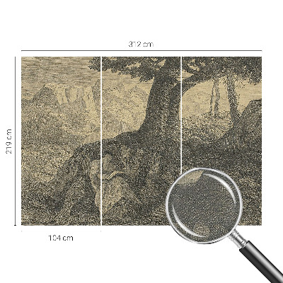 Fotomurale per bambini Leggere il personaggio