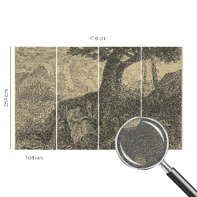 Fotomurale per bambini Leggere il personaggio