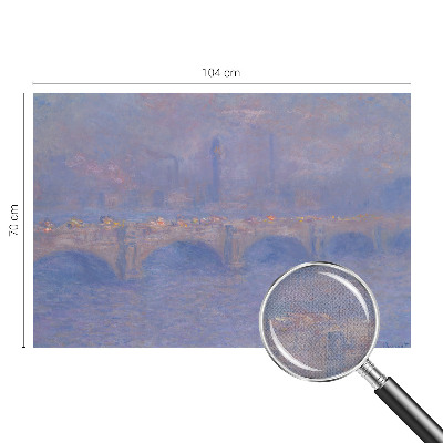 Fotomurale effetto 3D Ponte Blu