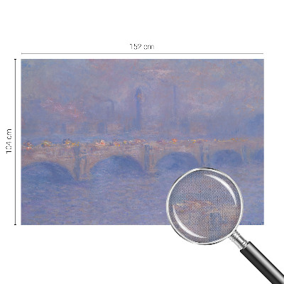 Fotomurale effetto 3D Ponte Blu