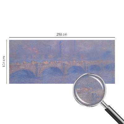 Fotomurale effetto 3D Ponte Blu