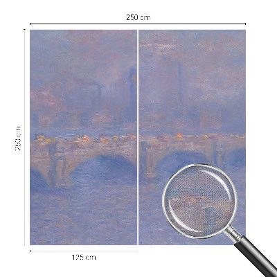Fotomurale effetto 3D Ponte Blu