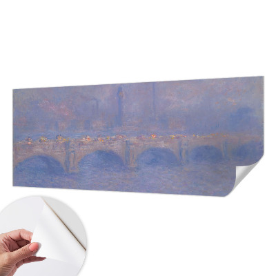 Fotomurale effetto 3D Ponte Blu