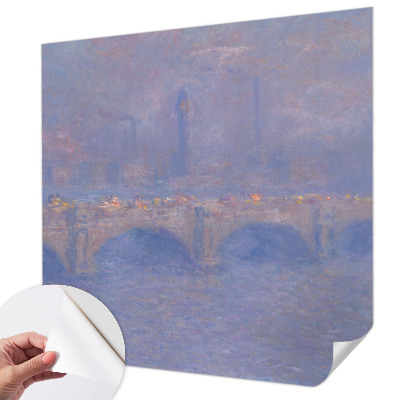 Fotomurale effetto 3D Ponte Blu