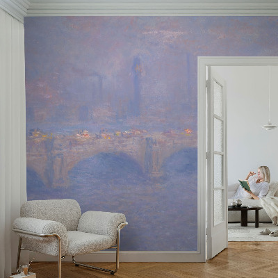 Fotomurale effetto 3D Ponte Blu