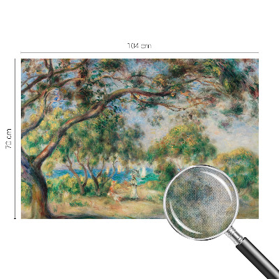 Carta da parati panoramica effetto 3D Paesaggio costiero