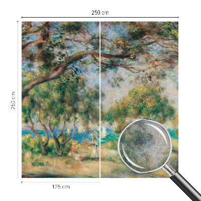 Carta da parati panoramica effetto 3D Paesaggio costiero