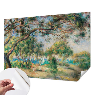 Carta da parati panoramica effetto 3D Paesaggio costiero