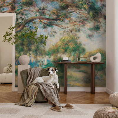 Carta da parati panoramica effetto 3D Paesaggio costiero