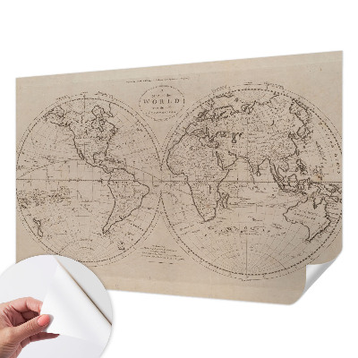 Fotomurale per cameretta Vecchia mappa