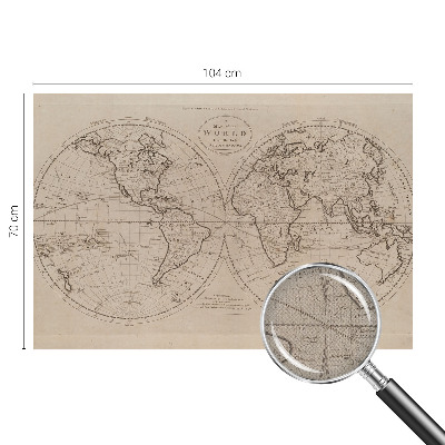Fotomurale per cameretta Vecchia mappa