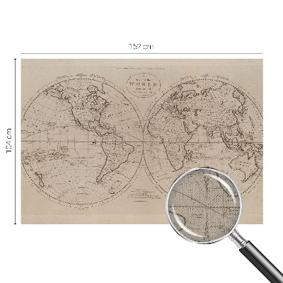 Fotomurale per cameretta Vecchia mappa