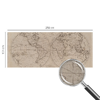 Fotomurale per cameretta Vecchia mappa