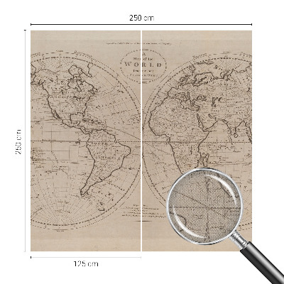 Fotomurale per cameretta Vecchia mappa