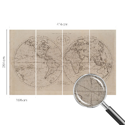 Fotomurale per cameretta Vecchia mappa