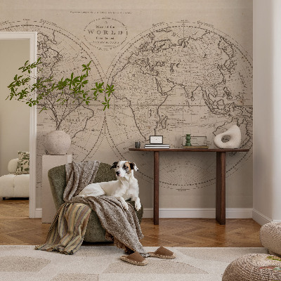 Fotomurale per cameretta Vecchia mappa