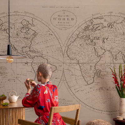 Fotomurale per cameretta Vecchia mappa