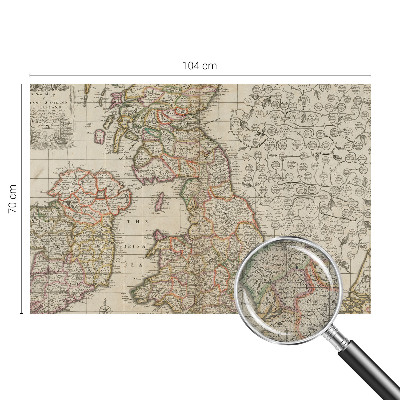 Fotomurale per bambini mappa antica