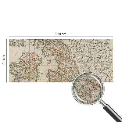 Fotomurale per bambini mappa antica