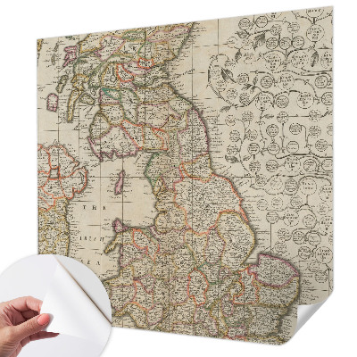 Fotomurale per bambini mappa antica