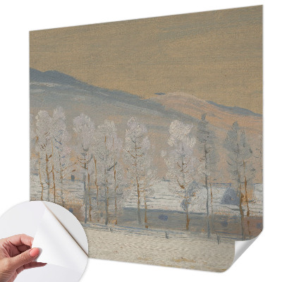 Carta da parati 3D Paesaggio invernale