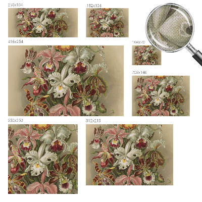 Fotomurale effetto 3D Eleganza floreale