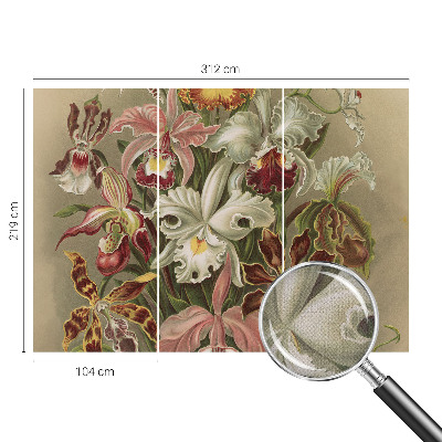 Fotomurale effetto 3D Eleganza floreale