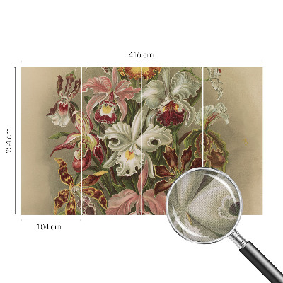 Fotomurale effetto 3D Eleganza floreale