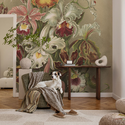 Fotomurale effetto 3D Eleganza floreale