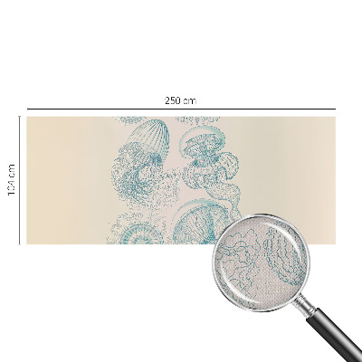 Carta da parati panoramica effetto 3D Medusa marina