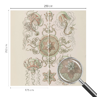 Carta da parati effetto profondità Mondo sottomarino