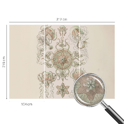 Carta da parati effetto profondità Mondo sottomarino