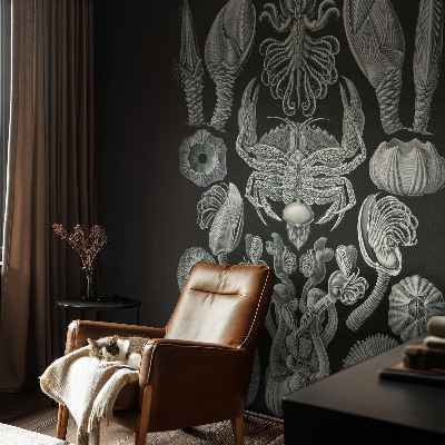 Carta da parati per cameretta Forme sottomarine