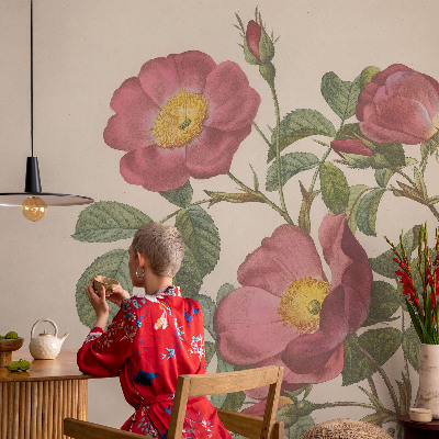 Fotomurale per bambini Motivo a rosa