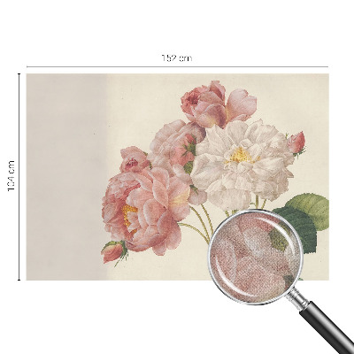 Carta da parati adesiva Rose romantiche