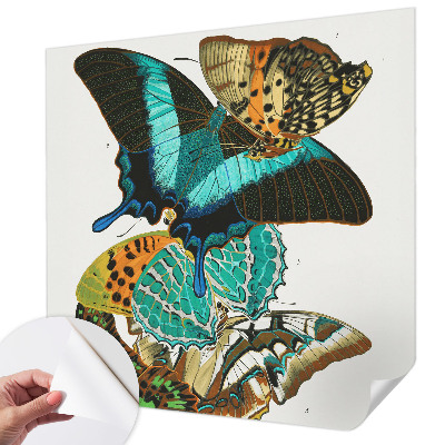 Carta da parati 3D Farfalle colorate