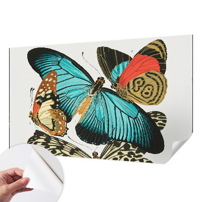 Fotomurale 3D Farfalle colorate