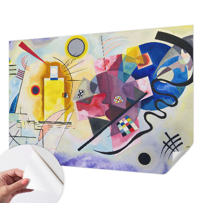 Fotomurale effetto 3D Astrazione colorata