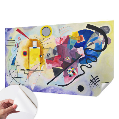 Fotomurale effetto 3D Astrazione colorata