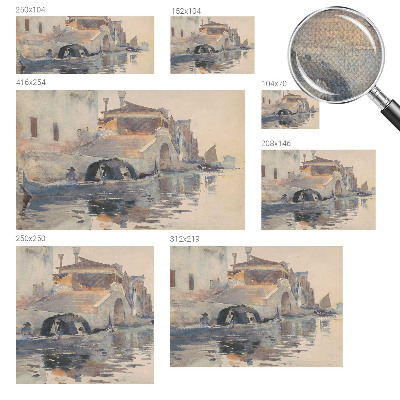 Fotomurale per cameretta armonia veneziana