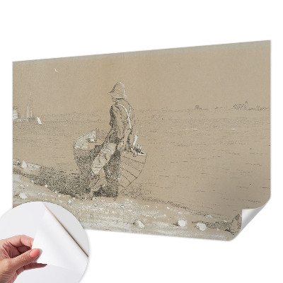 Carta da parati cameretta Scena nostalgica